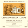 Chateau des Antonins    �8.75