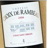Ch C. Rambeau 2007, Lus. St Emilion �Specials